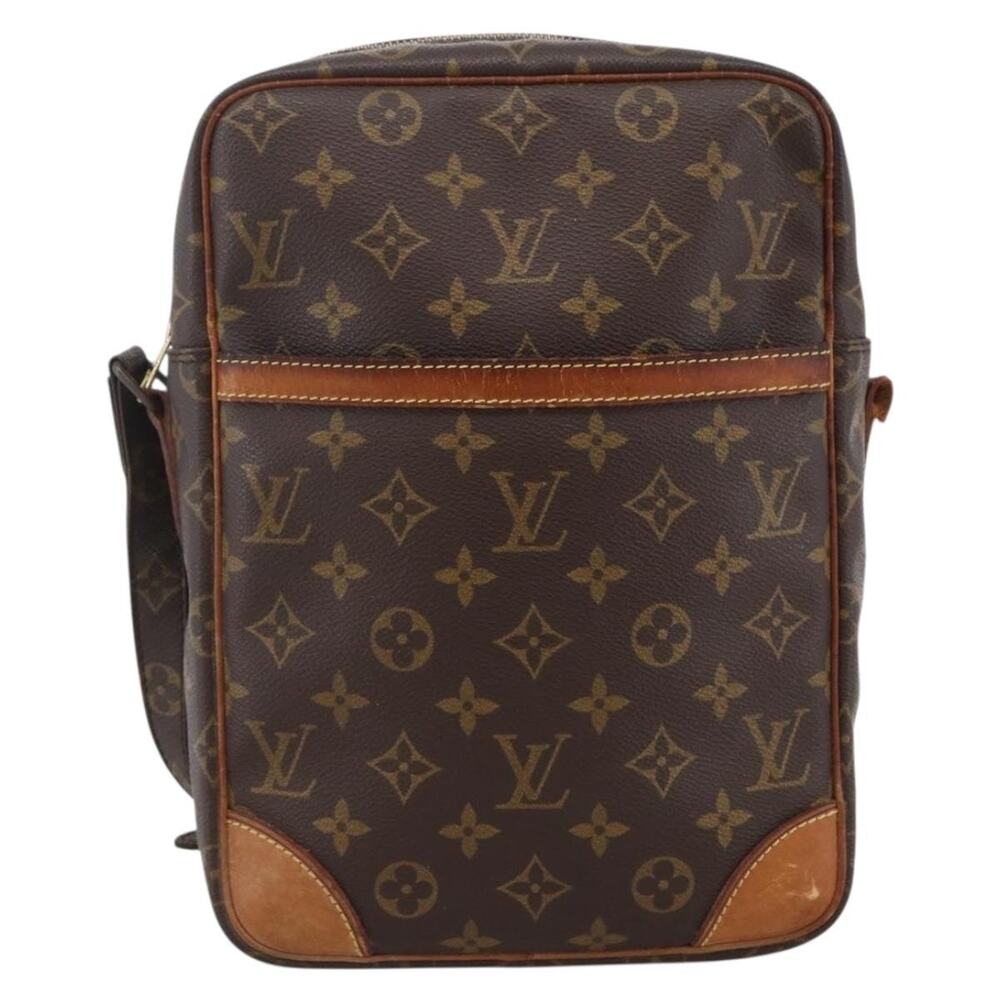 Louis Vuitton Monogram Danube MM Shoulder Bag Brown